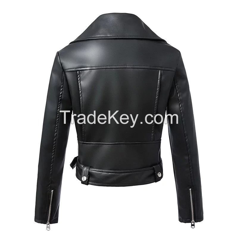 High Quality Customized Women Leather Jacket