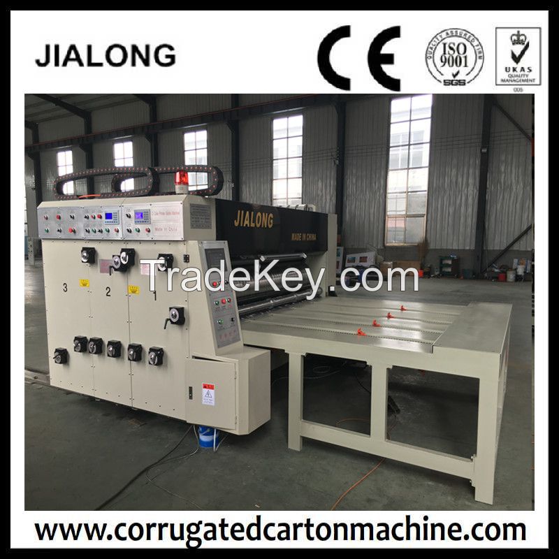 chain feeding printer slotter rotary die cutter machine