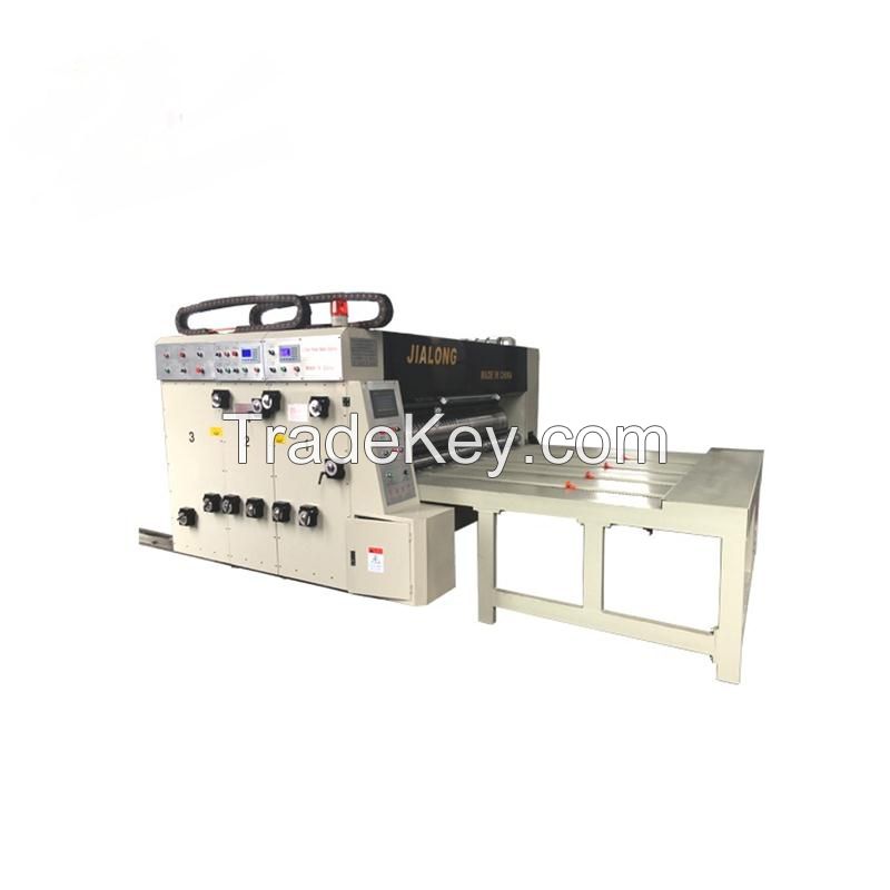 chain feeding printer slotter rotary die cutter machine