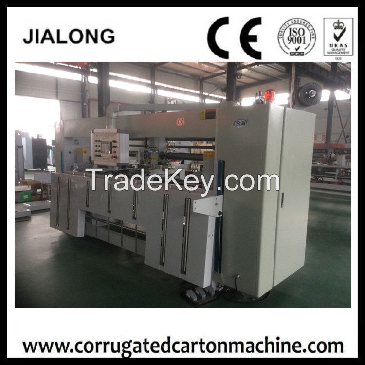 semi auto high speed stitcher box machine single piece