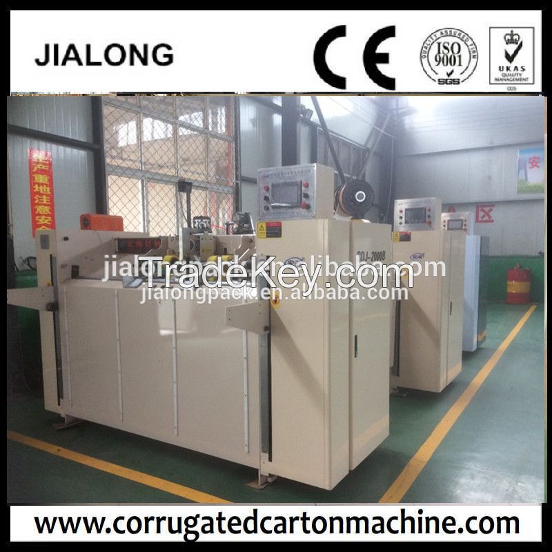 semi auto high speed stitcher box machine single piece