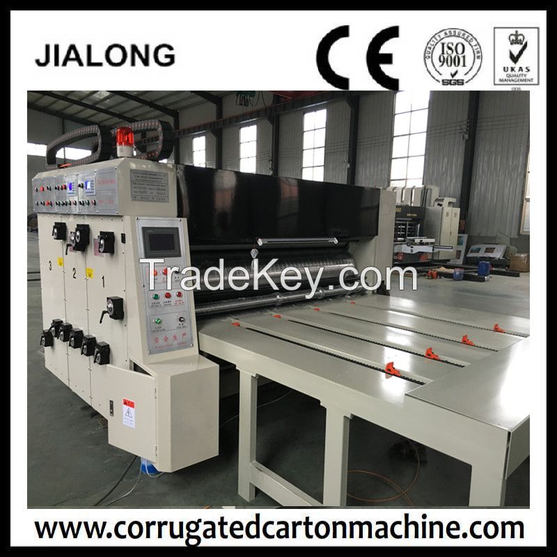 chain feeding printer slotter rotary die cutter machine