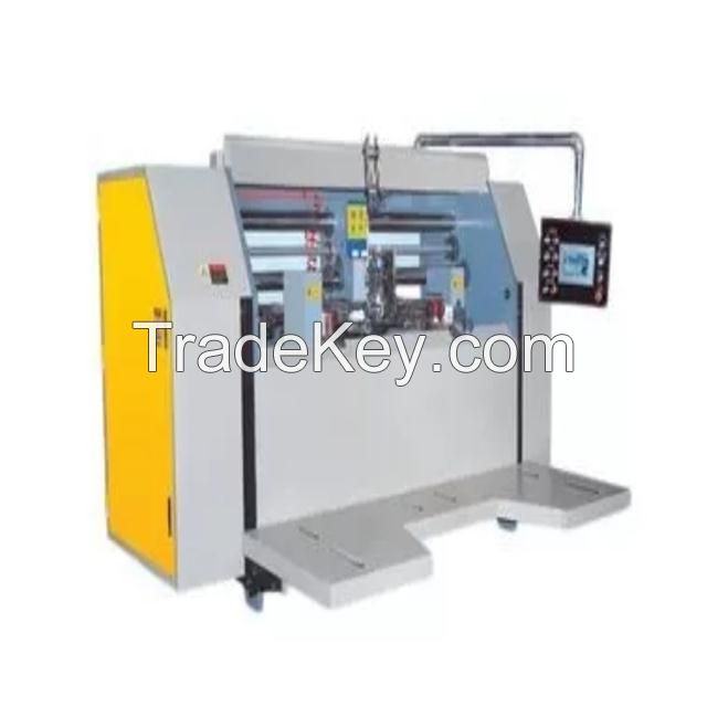 semi auto high speed stitcher box machine single piece