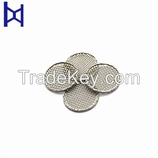 Customized Round Shape Stainless Steel Woven Mesh Filter Disc