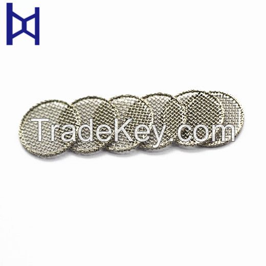 Customized Round Shape Stainless Steel Woven Mesh Filter Disc