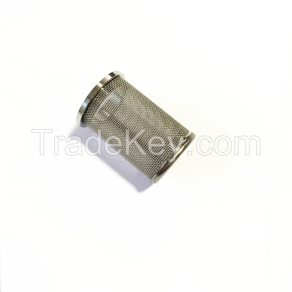 High Precision Stainless Steel Woven Mesh Screen Cylinder Filter Tube 