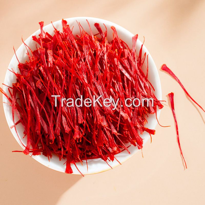 Bulk Super Negin Saffron Raw Dried Safflower Spice Powder Form Hot Taste Water Preserved Flower Pieces Slices Baked Processing