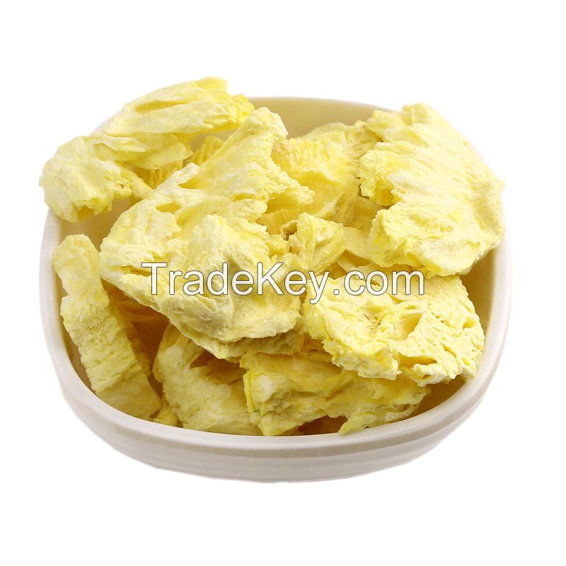 Bulk Packaging Pineapple Dried Fruits 70-90mm Ring Shape Sweet Taste