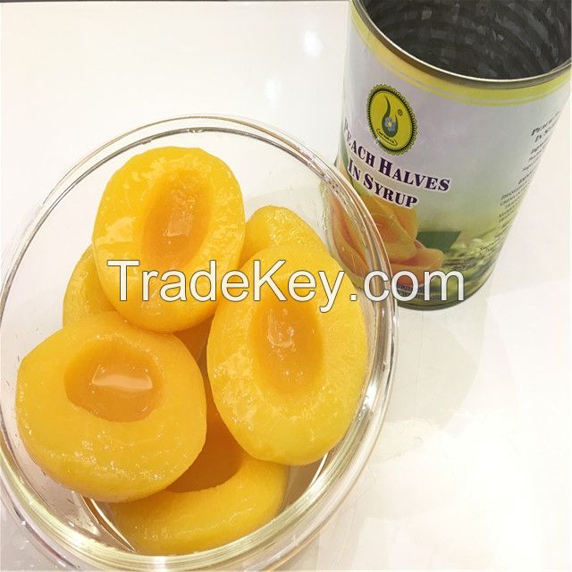  High Quality Canned Yellow Peaches in Halves for Sale