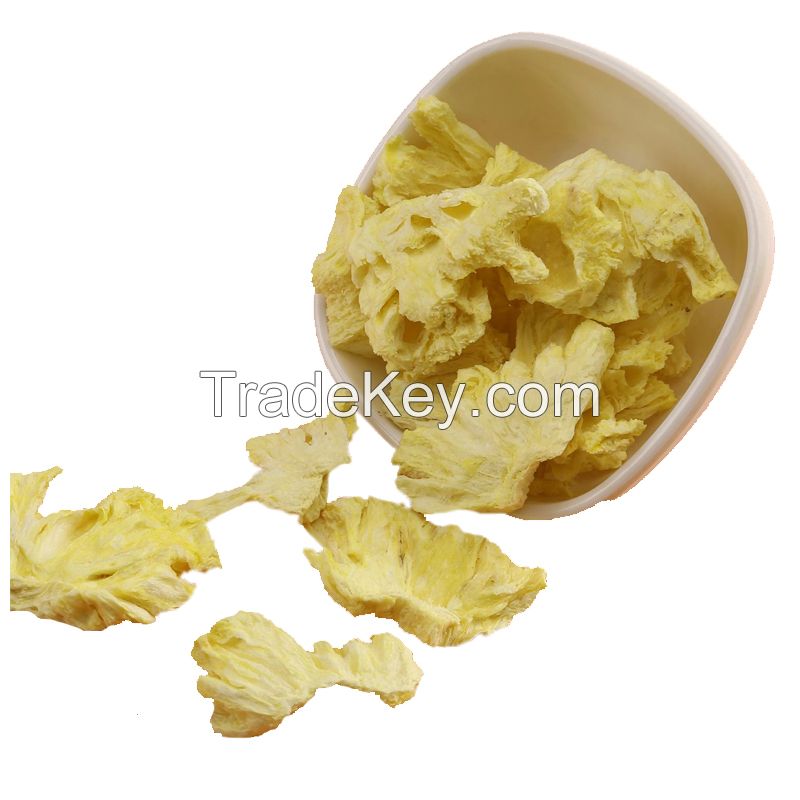 Bulk Packaging Pineapple Dried Fruits 70-90mm Ring Shape Sweet Taste