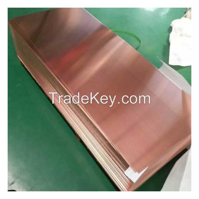 C10100 C10200 T2 T3 OF-Cu SE-Cu 5mm 10mm 20mm Thickness 1/16 Hard 1/8 Hard 99.99% Copper Cathodes T2 4x8 Copper Sheet In Stock