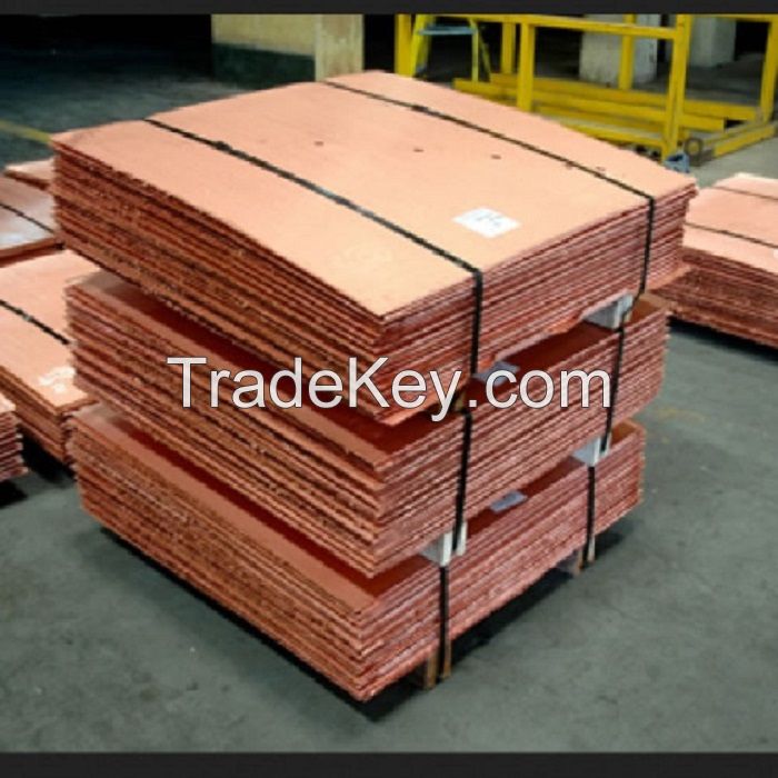 High Purity Copper Cathode Copper Factory Price 99.97%