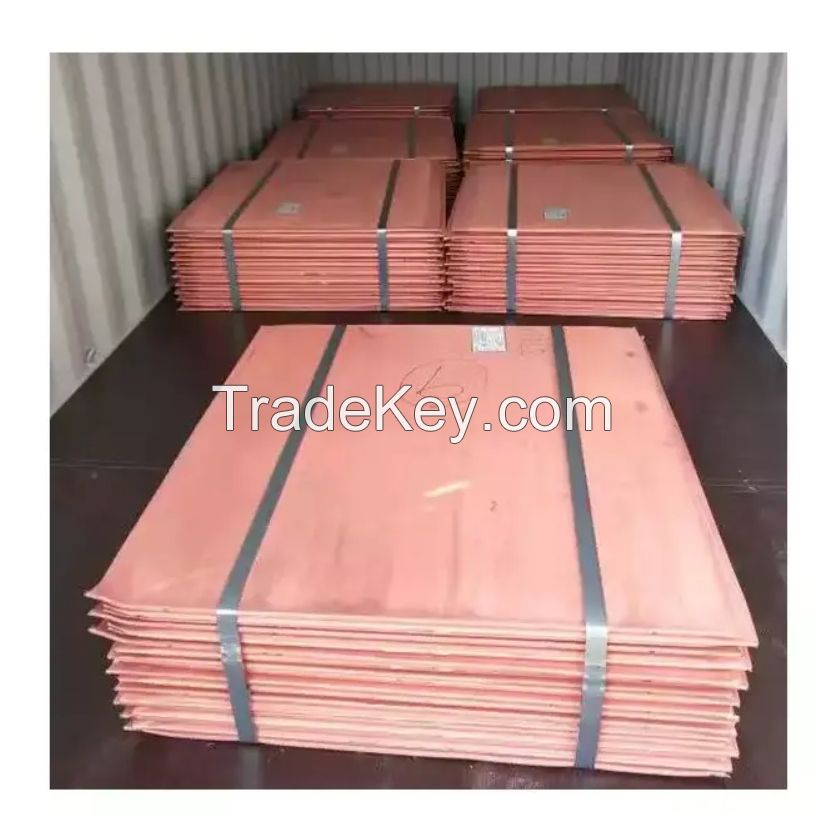 High Purity Copper Cathode Copper Factory Price 99.97%