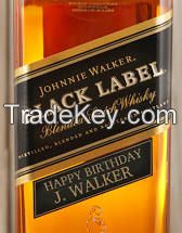 Top quality black label Whisky Wholesale Blended Malt Blue Label Whisky hot sale