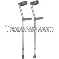Hospital Home Use Aluminum Alloy Portable Retractable Forearm Crutch Elbow Crutches Walking Stick for Elderly and disabled