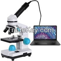 New product 2020 7inch 2000X microscope biological camera microscope with screen
