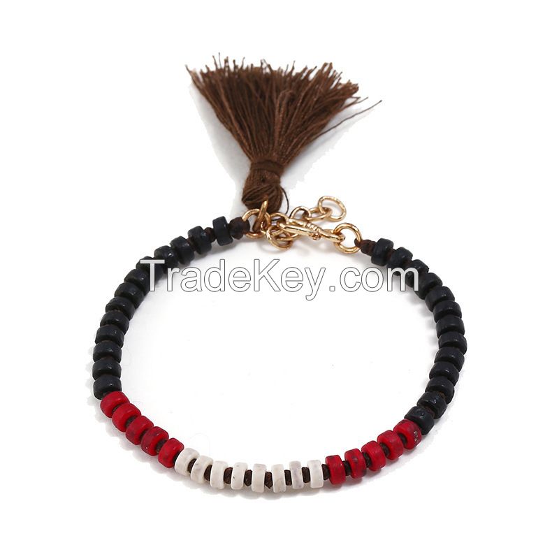 Tassels traditional handmade braiding Bracelet - MCS0160