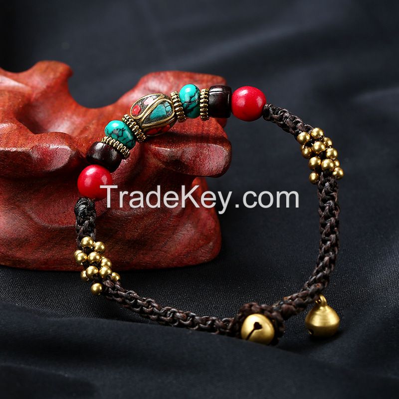 Nepalese Pearl traditional handmade braiding Bracelet - MCS0114