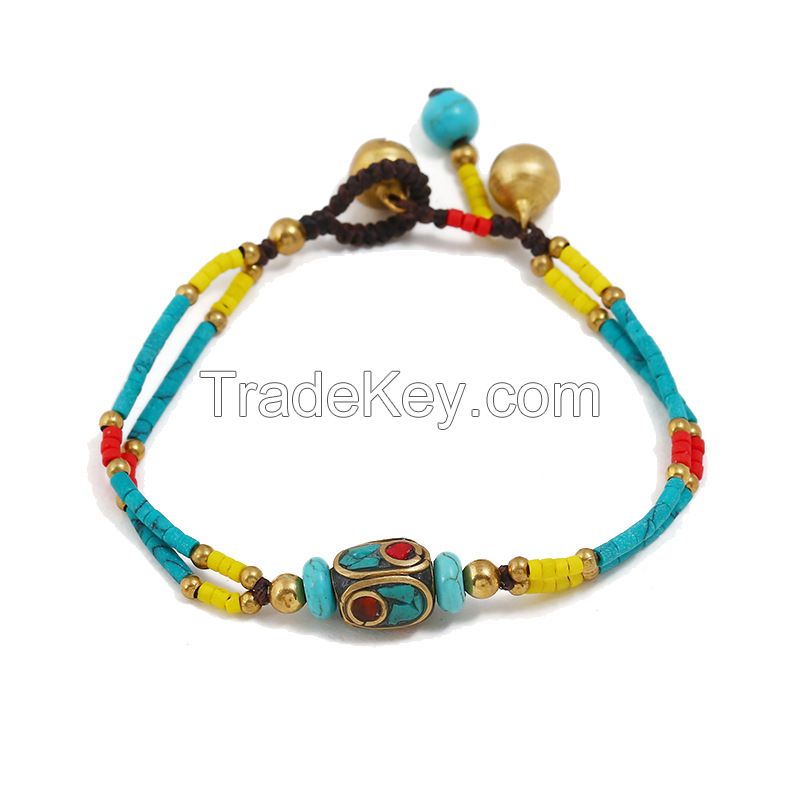 Nepalese Pearl traditional handmade braiding Bracelet - MCS0220