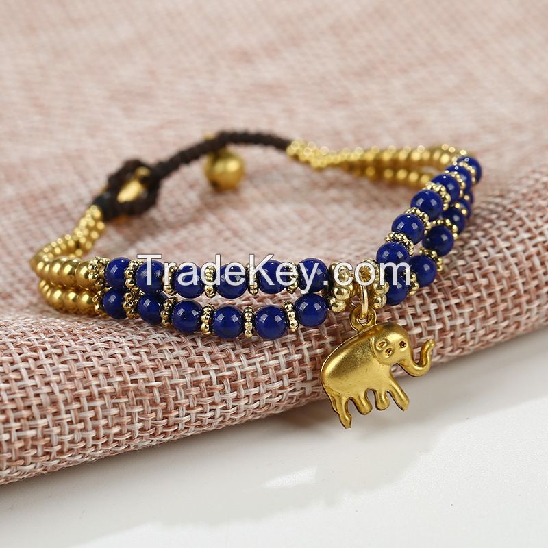 Animals theme handmade braiding bracelet - MCS070