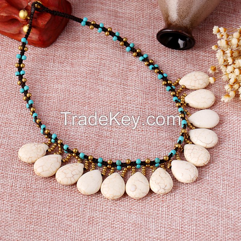 Traditional boho style beading necklace - MCX012