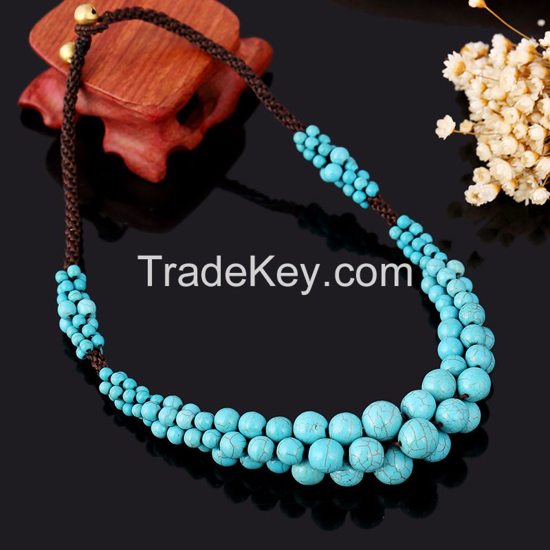 Traditional boho style beading Necklace - MCX016