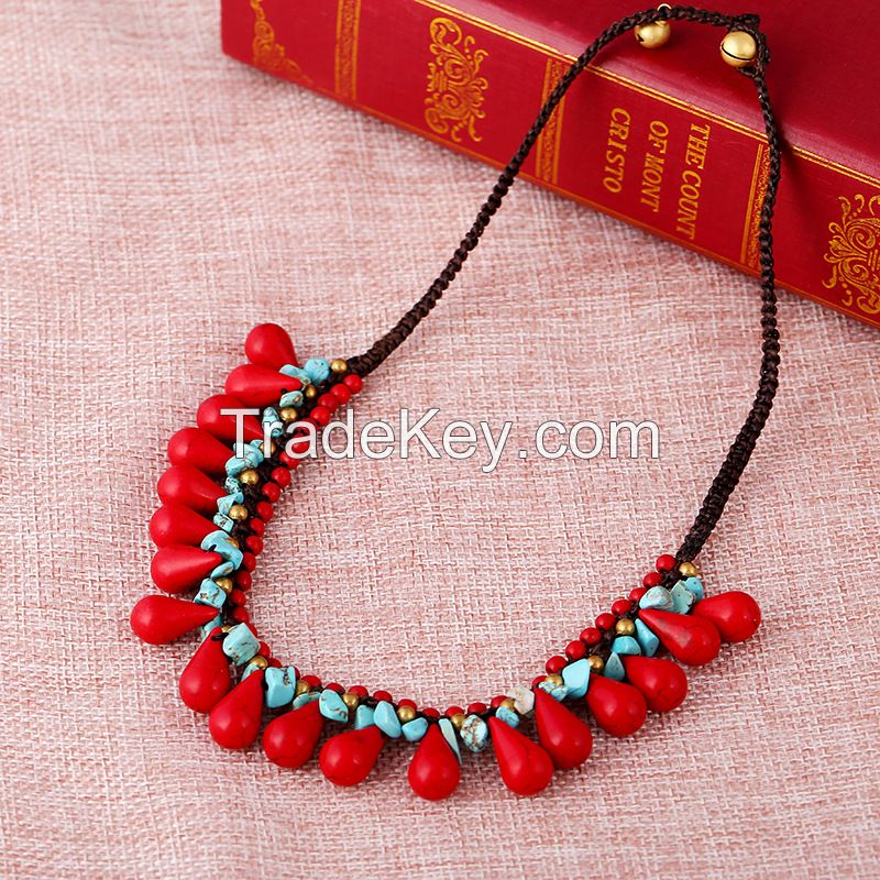 Traditional boho style beading Necklace - MCX010