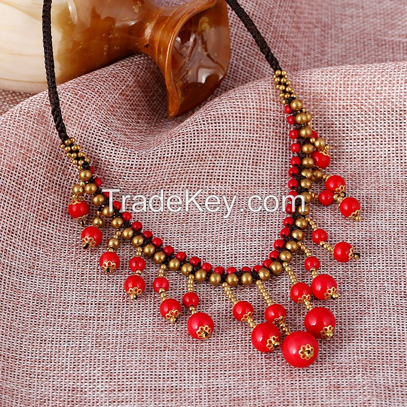 Traditional Boho Style Beading Necklace - Mcx005