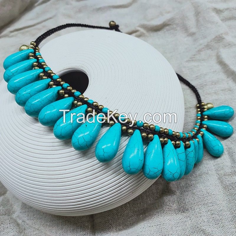 Traditional boho style beading Necklace - MCX011