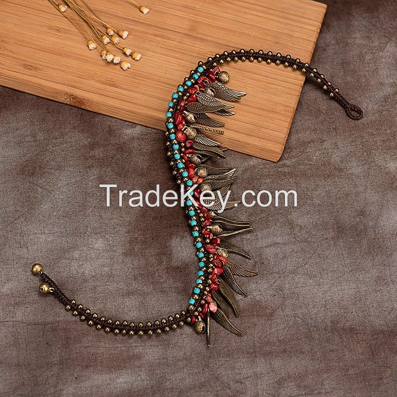 Traditional boho style beading Necklace - MCX019