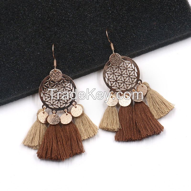 Vintage tassel earrings - E0102