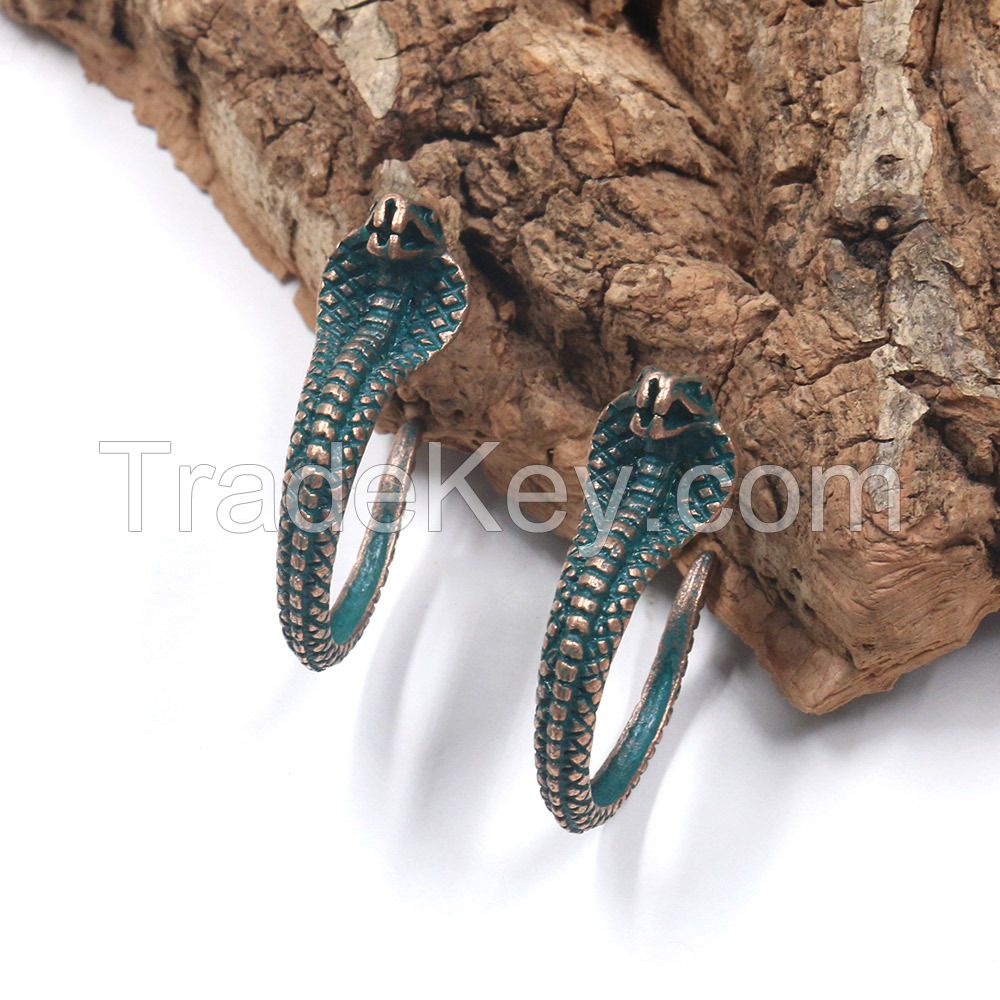 Vintage snake earrings - HQEF-1066