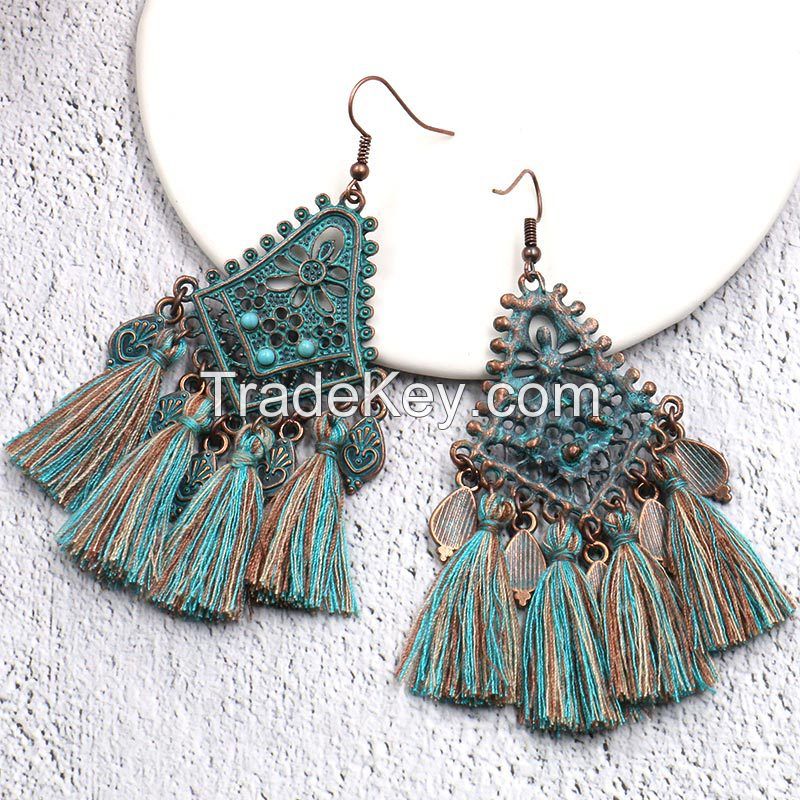 Vintage tassel earrings - E0022