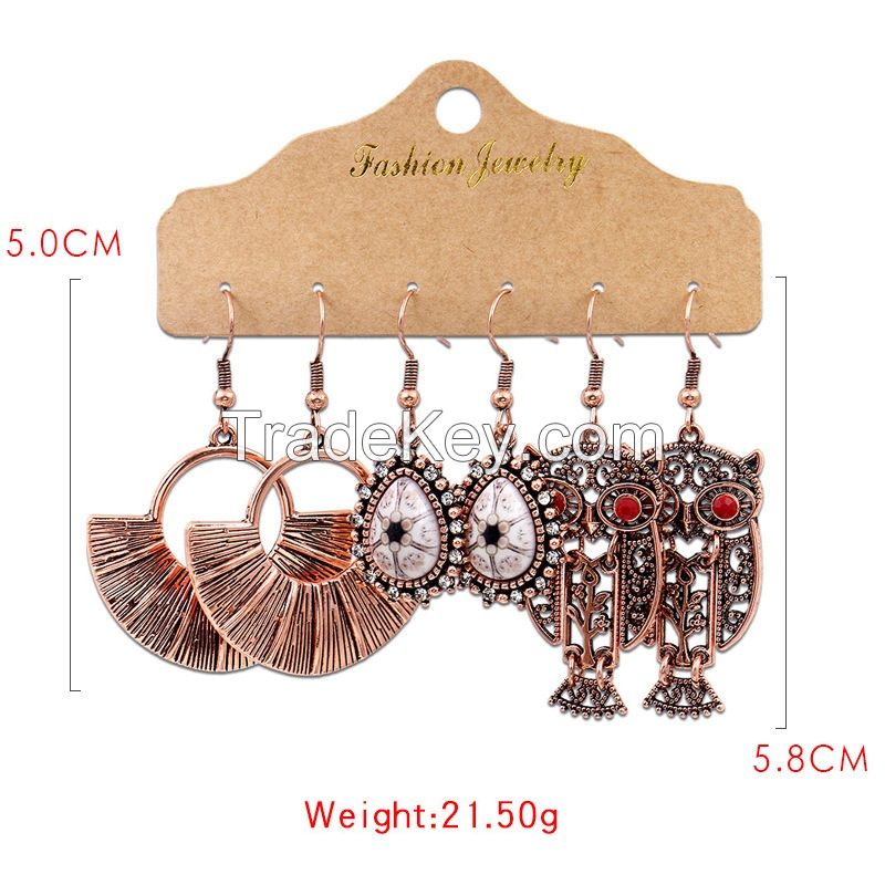 Gothic style muti earrings - HQEF-1602