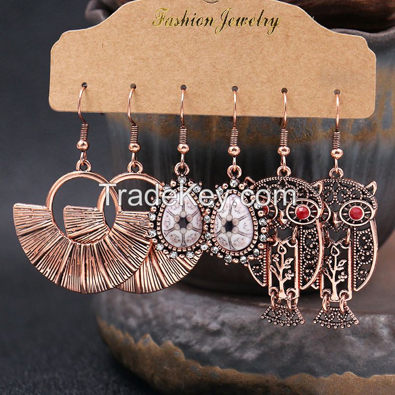 Gothic style muti earrings - HQEF-1602