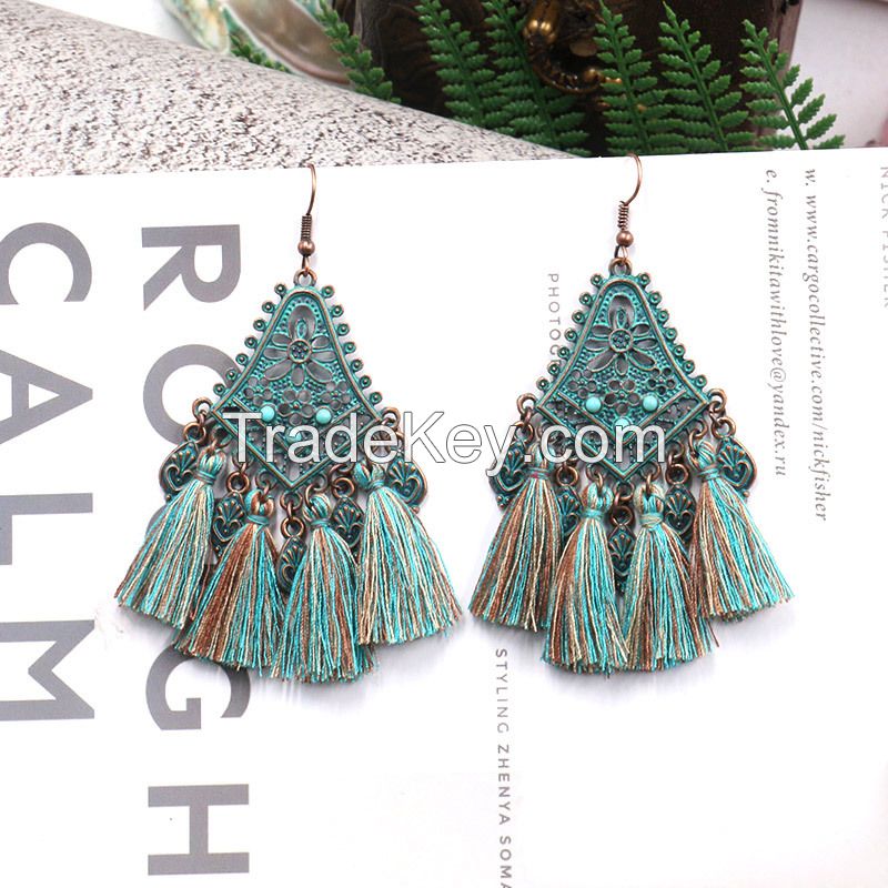 Vintage tassel earrings - E0022