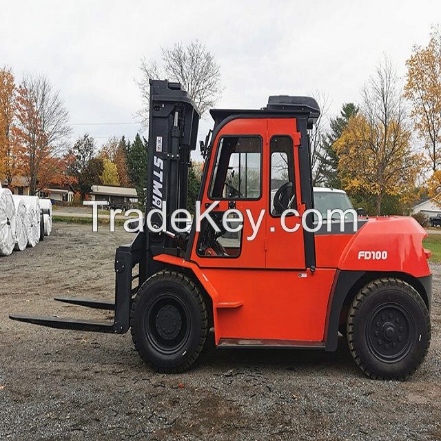 1995 02-6FGU30 DUAL TIRE PNEUMATIC 6000LB FORKLIFT LIFTTRUCK W SIDE SHIFT