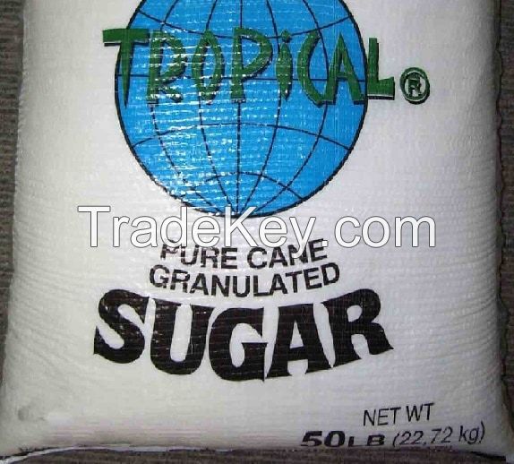 Refined ICUMSA 45 White Granulated Sugar