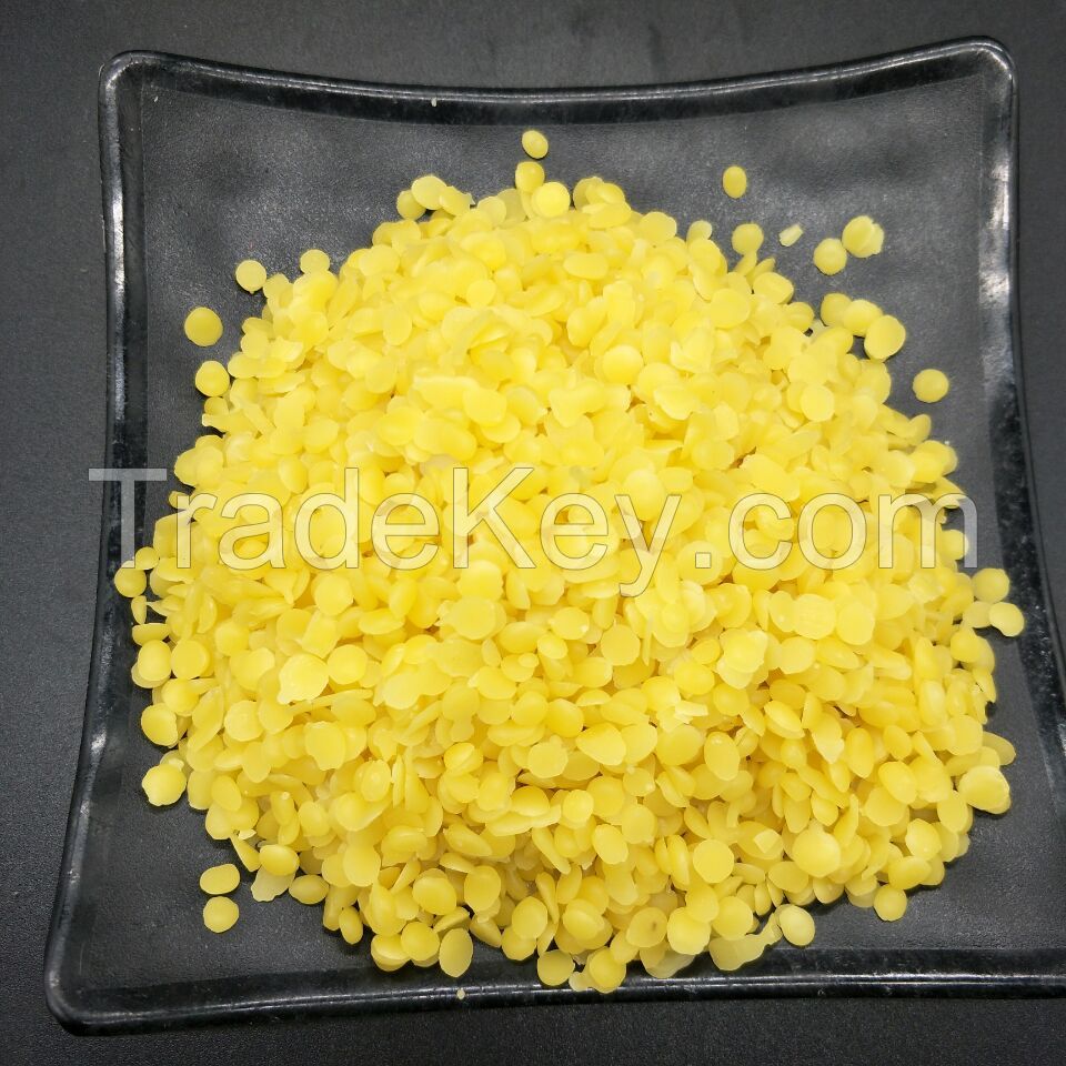 Factory beeswax pellets