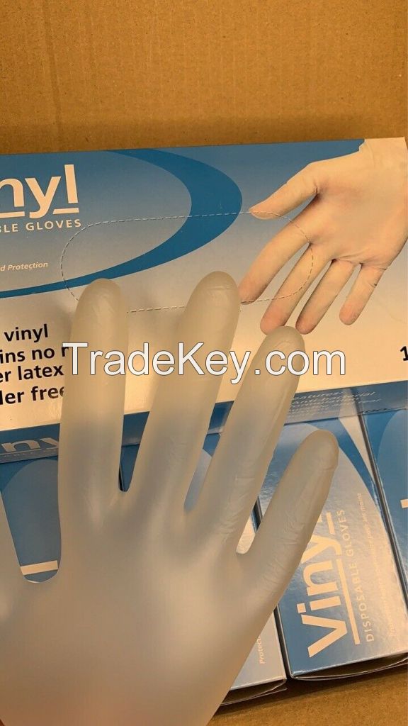 Standard Vinyl Disposable Gloves Powdered &amp;amp; Powder Free Wholesale