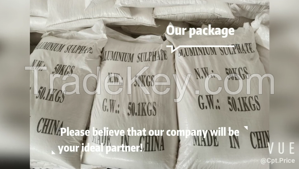 Factory direct sales aluminum sulphate and Iron free aluminum sulfate