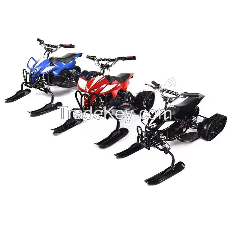 hot sale High safety 220cc Adults mobile snow full steel frame gasoline electric double ski big s