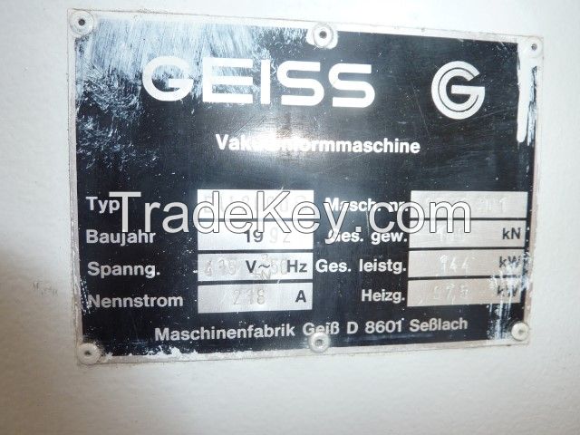 Giess Vacuum Former