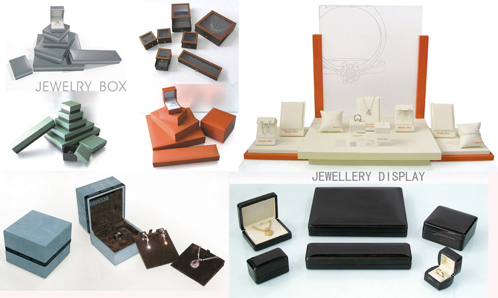 Packaging for jewellery box and display