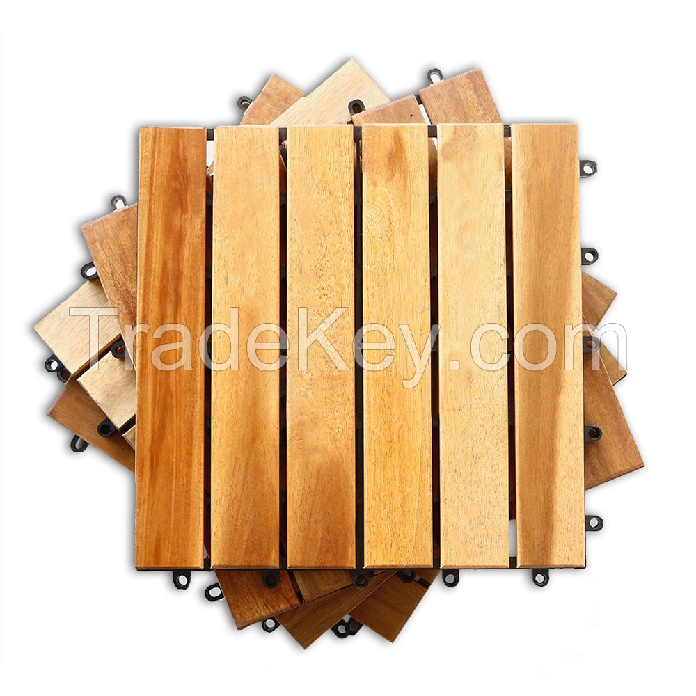 High Quality With The Lowest Price For Wood Deck Tiles Made From Natural Wood