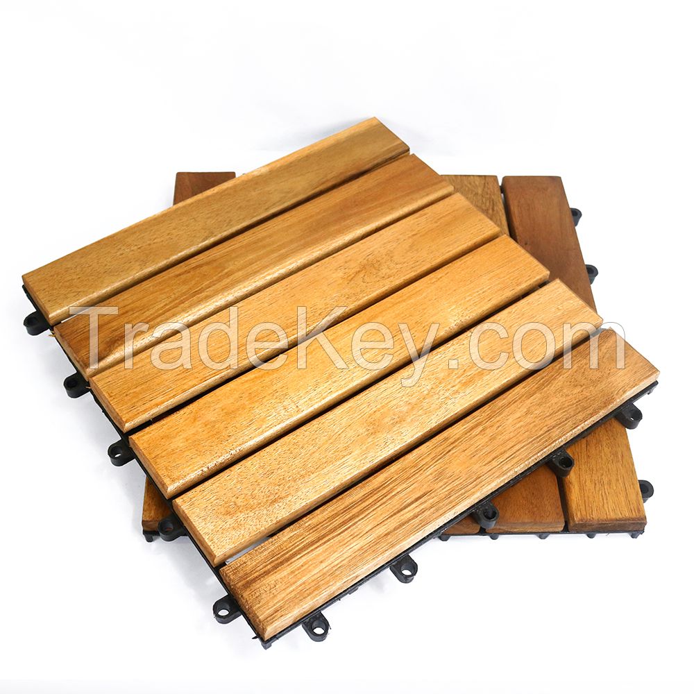 High Quality With The Lowest Price For Wood Deck Tiles Made From Natural Wood