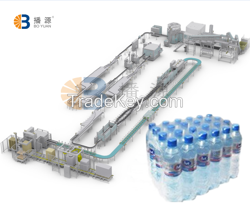 6000bph Bottled Water Automatic Production /processing Line