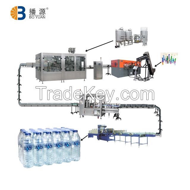 4000BPH Bottled Water Automatic Production /Processing Line