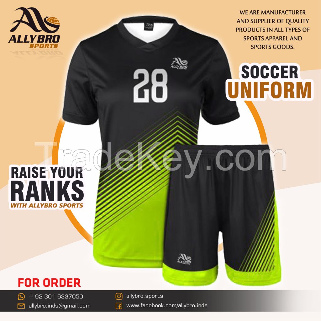 Customized Sublimated Soccer Uniforms - Custom Football Kit - Custom Football Jersey