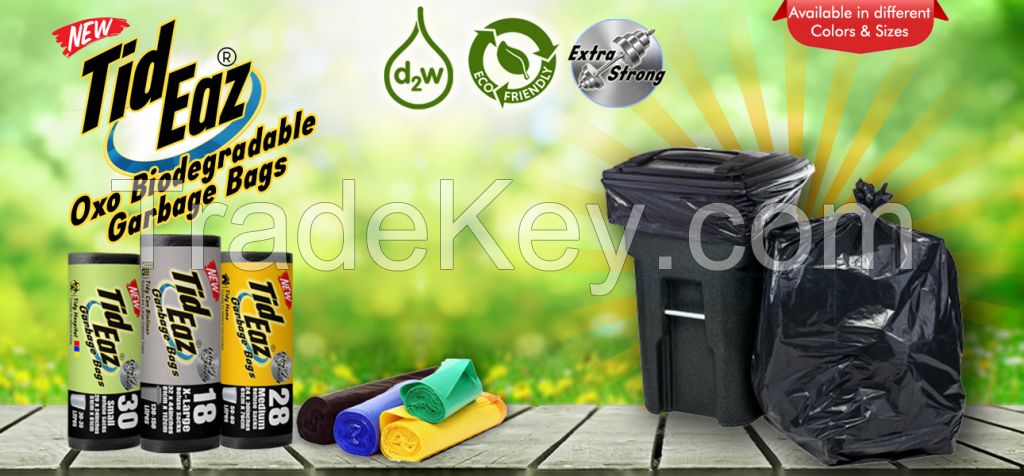 Biodegradable Garbage Bags, Freezer Bags, Disposable Aprons, Cling Wrap